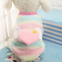 Puppies Hoodie Pet Soft Comfy dukserice Male košulje za pse Zimska pas odjeća za mačka pasa Pink XX-Small