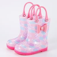 KPOPLK Toddler Rain Boots za dječje dječje kišne čizme Baby Rain Boots kratke kišne čizme za mališane