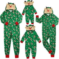 Viworld Božićna porodica koja odgovara pidžamim Xmas PJS Mathching set, apartman za odmor za spavanje
