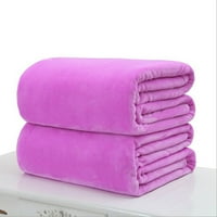 Plish fleece pokrivač 50x Početna Navlaka za toplu rugu Kauč posteljinu Flannel bacajte pokrivač za