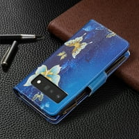 Wallet Pixel Pro Case Counts Cables reljefni uzorak Premium kožna novčanik poklopac Flip stalak za nosač
