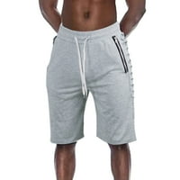 B91XZ košarkaški šorc muškarci muški ljetni modni casual čvrsti džep u boji obrezane hlače Hlače hlače