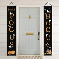 Sablasni halloween tretick trik trijem viseći znakovi za oblaganje konetni banner dekor zabave