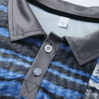 Zimske jakne za muškarce vruća rasprodaja stakla mens colorblock uboda rever gumb gore u majice dugih