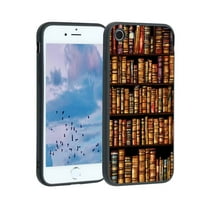 Knjige Telefon za telefon za iPhone za žene Muška Pokloni, Mekani silikonski stil Otporni na udarce