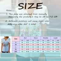 IOPQO Plus veličine za žene čipke vrhove za žene pogodna trendy moda Pogledajte kroz mrežu majica kratkih