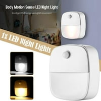 Plug-in noćni lampica LED senzor pokreta aktivirala kupaonicu Hallway kuhinja I8K9