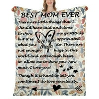 Diketa za majke Dnevne fleke, super meka flanel pokrivač za krevet, luksuzno ugodno plišanje nejasno pokrivač, k