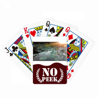 Sunset Pond Art Deco Fashion Peek Poker igračka kartica Privatna igra