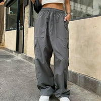 Ženska ulična stil modnog dizajna Sense Multi džepni kombinezon za crtanje elastičnih sportskih hlača