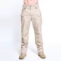 Jyeity ispod $ odjeće muške čvrste boje multi-džepa opterećene kombinezone na otvorenom casual pantalone