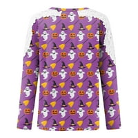 Save Big Danas Himeway Ghastly Halloween Majice Ženska modna kaša za nošenje i spajanje Šupljaju čipka