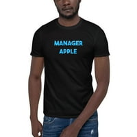 Plavi menadžer Apple Chort rukava pamučna majica majica po nedefiniranim poklonima
