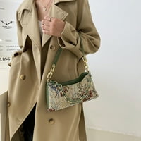BXINGSFTYS Retro ženska uljana slika na ramenu na ramenu pauzeća torba na bazi