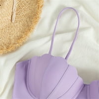 Ženski kupaći kostimi za Stropppy Seashell Bikini Top plićaka Push up kupaći odijelo vrhovi za žene