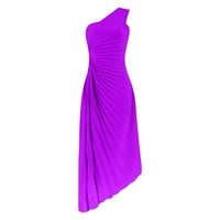 SNGXGN Ljetna haljina za žene dugačke serene s uklonjivim prometnim haljinama RD XX-Large