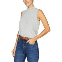 Ljetna bluza Ženska modna labava majica bez rukava malene vještačke vještačke vještake Top svijetlo