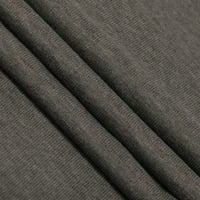 Dou French Rib Knit 68 Stretch tkanina - ugljen