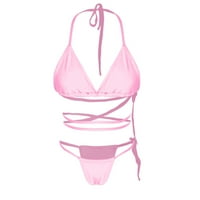 Ruimatai Ženska kupaći kostimi za čišćenje ljeta Žene Seksi bikini podstavljeni kupaći kostimi Otvorena