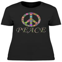 Šarene mirovne majice žene -Image by shutterstock, ženska mala