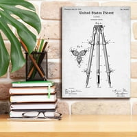 Kamera EPIC grafiti Stativ Tripod Blewprint White 'Platno Zidna Art, 12 x16