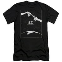ET Extra zemaljski film Spielberg jednostavan poster za odrasle Slim majica Tee