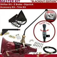 Američki mjenjač Th Shifter Kit Black in. E Clamp kočione kabel Clevis Trim Kit Dipstick za F2dea