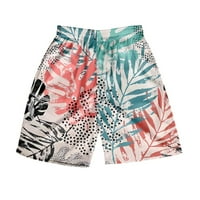 Ljetno lagane prozračne ležerne hlače Sportske hlače Muškarci Nose Havajski stil tiskanih kupaćih kostima