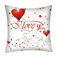 YubnLvae jastuk za Valentinovo za valentinovo tiskani kauč na kauč za automatsko uređenje jastuk za