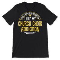 Majica smiješne crkve - sviđa mi se moja ovisnost