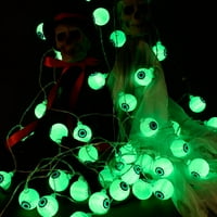 RANSETI LED ukrasi Halloween Dekorcistacka za očne jabučice Svjetlo Začišćenja za uređenje domaćih-baterije