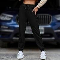 Ženske hlače Mekane lagane mršave boje mekani džepovi Soft Stretch Dump sa vježbanjem trčanja joge gamaše