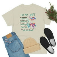 ObiteljskoPop LLC do moje supruge košulje, majica kornjače, poklon za njene majice, godišnjica majica
