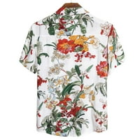 Ljetna casual muškog etničkog kratkih rukava casual tiskarska majica havajska majica