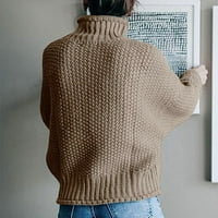 Jeseni džemperi za žene Cardigan Fau Shearling Shaggy Jakne Debeli džemper Elegantna jakna opružnica