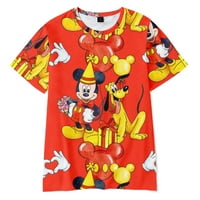 Mickey Minnie tiskana posada obrezana majicama i mladost, Mickey Mouse casual proljeće ljetne majice