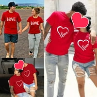 Twifer Valentines Day Pokloni ženske majice koje odgovaraju majicama za parove Ženska bluza Valentinovo