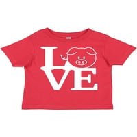 Inktastic Volim svinje poklon dječaka majica malih majica ili majica mališana