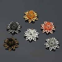DIY dodaci Lotus perle Cvjetne kapice Privjesak Privjesak Charms Hollow Spacer Krajnje kape za nakit