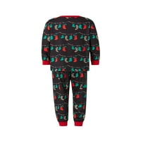 Božićne pidžame setovi za odmor Porodično podudaranje Spavaće odjeće s dugim rukavima Božićne čarape