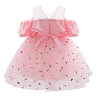 B91XZ Prom haljina Djevojke Djevojke Dress Rođendan Party Kids Butterfly Tulle Gown Princess Haljine