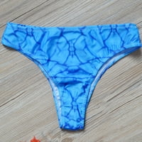 Baccoc kupaće hlače za žene Vintage Print Print manji struk Brazilski bikini Donji kupaći kostimi Gaćice