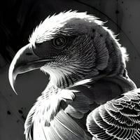 Majestic Raptor - veličanstvene ptice platnena zidna umjetnost