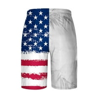 Chueoow ljetni muški kratke hlače za patchwork hotcos s džepovima Elastične struke hlače na plaži Očel