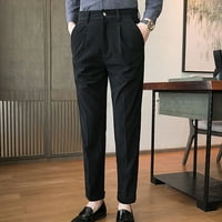 Cool i casual vibes Himeway Muške hlače Modne Muške tanke kolumske pantalone Business Suit Hlaće Casual