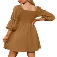 Ženske kratke haljine na liff-rukave mini-haljina s rukavima Summer Beach Sendress comfy a-line haljina