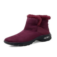 Prednjeg snijeg dame čizme za snijeg klizanje na šetnjoj cipelama okrugla prst Mid Calf Boot radovi