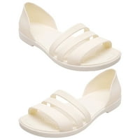Sandale za ženu Ljeto na plaži Ravne cipele s otvorenim nožnim prstima F Veličina 7.5