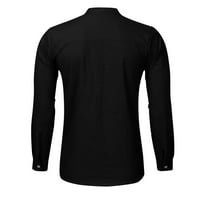 Dugme Solid Fashion Casual Beach Bluza Muška bluza za mušku bluzu za muške košulje dugih rukava
