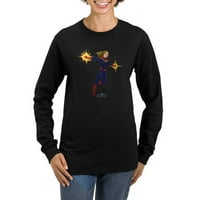 Cafeprespress - kapetan Marvel Ženska majica dugih rukava - Grafički dugi rukav, Ležerne prilike za